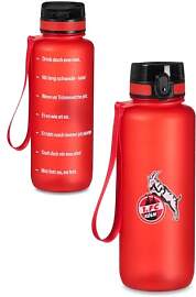 1. FC Köln Trinkflasche 1.5 Liter - Logo - ROT |