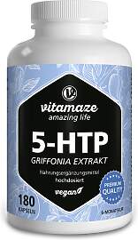 5-HTP 200 mg aus Griffonia Extrakt, 180 vegane