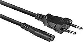 ACT Netsnoer Euro-Stecker - C7-Buchse schwarz 1,5 m