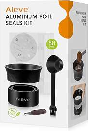 Aieve Deckel aus Aluminiumfolie mit Kapselhalter,