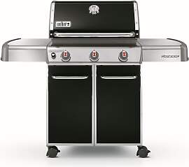 Genesis E-310, Black mit emaillierten Gussgrillrost