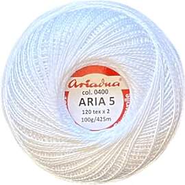 Häkelgarn Filethäkelgarn ARIA 5 / 100g / 100%