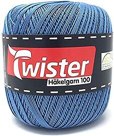 Häkelgarn TWISTER - blau - 100g