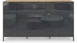 Highboard  Frome , holzfarben , Maße (cm): B: 199 