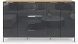 Highboard  Frome , holzfarben , Maße (cm): B: 199 