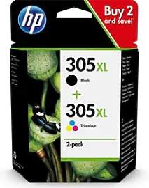 HP 305XL (6ZA94AE) - Schwarz + 3 Farben -