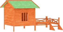 Hundehütte aus Holz, Hundehütte für den