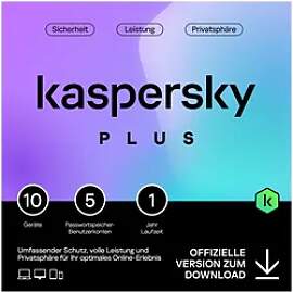 Kaspersky Plus Internet Security [10 Geräte - 1