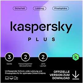 Kaspersky Plus Internet Security [3 Geräte - 2