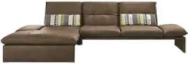 KOINOR Leder-Ecksofa  Humfrey ¦ braun ¦ Maße