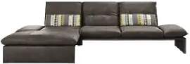 KOINOR Leder-Ecksofa  Humfrey ¦ braun ¦ Maße