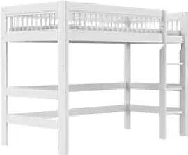 Lifetime Mittelhochbett mit Leiter   ¦ weiß ¦