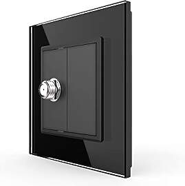 LIVOLO SAT-Dose Satellitendose mit Glasblende