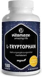 L-TRYPTOPHAN 500 mg hochdosiert vegan Kapseln 180