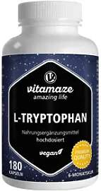 L-Tryptophan 500 mg hochdosiert vegan Kapseln