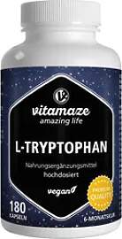 L-Tryptophan 500mg Hochdosiert Vegan 180 ST