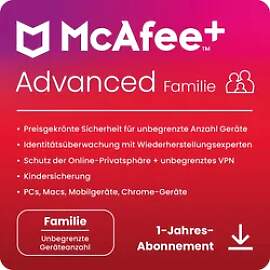 McAfee Plus Advanced - Family Geräte unbegrenzt - 