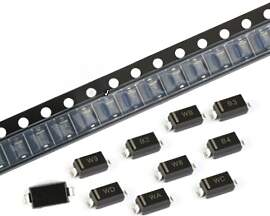 MGTCAR 100 Stück SOD-123 ZENER DIODE W8 2V 2.4V