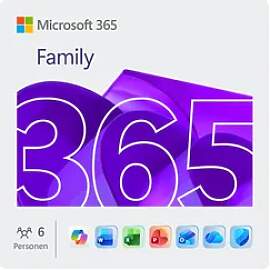 Microsoft 365 Family 6 Benutzer /1 Jahr / 6TB