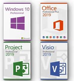Microsoft Windows 10 Pro + Microsoft Office 2019
