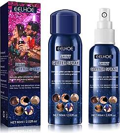 MSLing Body Glitter Spray, Glitzerspray Körper,