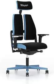 NowyStyl »Xilium G« Gaming Stuhl blau/schwarz