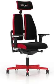 NowyStyl »Xilium G« Gaming Stuhl rot/schwarz