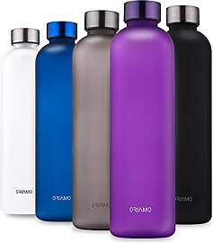 Oriamo® Trinkflasche 1l - auslaufsicher,