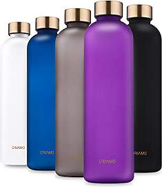 Oriamo® Trinkflasche 1l - auslaufsicher,