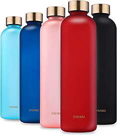 Oriamo® Trinkflasche 1l - auslaufsicher,