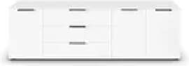 Sideboard  Frome , weiß , Maße (cm): B: 199 H: 61