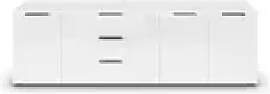 Sideboard  Frome , weiß , Maße (cm): B: 199 H: 61