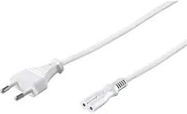 Stromkabel C7 (2 pins) - Weiß - 1.5m - Gerade
