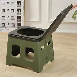 Tragbare Campingtoilette, tragbare Klapptoilette