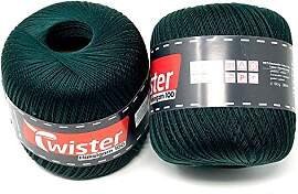 Twister Häkelgarn dunkelgrün Handstrickgarn