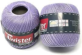 Twister Häkelgarn lila Handstrickgarn