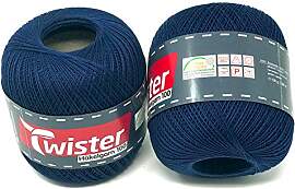 Twister Häkelgarn marineblau Handstrickgarn