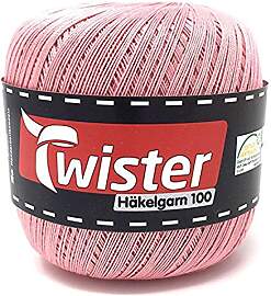 TWISTER Häkelgarn Rosa 100g