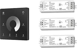 V1 LED-Dimmer, 1 Kanal, 5 V, 12, 24, 36, 4 Zonen,