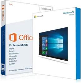 Windows 10 Home + Office 2013 Professional