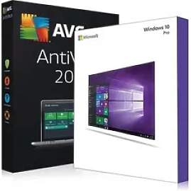 Windows 10 Pro + AVG Protection 2017 Download +