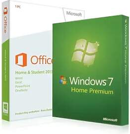 Windows 7 Home Premium + Office 2013 Home &