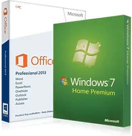 Windows 7 Home Premium + Office 2013 Professional