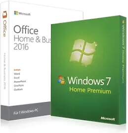 Windows 7 Home Premium + Office 2016 Home &