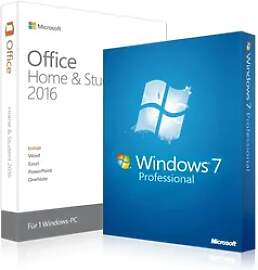 Windows 7 Professional + Office 2016 Home &