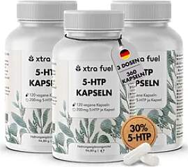 XTRA FUEL 5-HTP 200mg - 30% Extrakt aus Griffonia